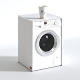 Kenzlife çamaşır&kurutma makinesi dolabı büyük boy afanasi byz 100*80*70 banyo kapaksız arkalıksız