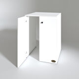 Kenzlife çamaşır&kurutma makinesi dolabı büyük boy kapaklı lubmilamdf byz 100*80*70 % 100 mdf full mdf banyo ofis kapaklı arkalıksız