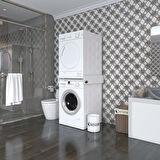 Kenzlife çamaşır&kurutma makinesi dolabı agafya byz 015*70*60 banyo aparatı arkalıksız
