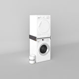 Kenzlife çamaşır&kurutma makinesi dolabı agafya gri 015*70*60 banyo aparatı arkalıksız
