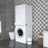 Kenzlife çamaşır&bulaşık makinesi dolabı kakılı byz 015*074*74 banyo aparatı 70*70 iç hacim
