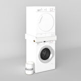 Kenzlife çamaşır&bulaşık makinesi dolabı kakılı byz 015*074*74 banyo aparatı 70*70 iç hacim
