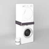 Kenzlife çamaşır&bulaşık makinesi dolabı kakılı gri 015*074*74 banyo aparatı 70*70 iç hacim