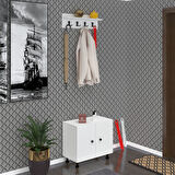 Kenzlife ayakkabılık başmak3 byz 53*060*30 kapaksız 3 raflı 9 çift ayakkabı kapasitesi