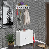 Kenzlife ayakkabılık çapula4 byz 68*080*30 kapaksız 4 raflı 16 çift ayakkabı kapasitesi
