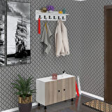 Kenzlife ayakkabılık galoş3 crdbyz 53*080*32 kapaklı 3 raflı 12 çift ayakkabı kapasitesi