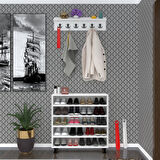 Kenzlife ayakkabılık galoş5 cvzbyz 53*080*32 kapaklı 5 raflı 20 çift ayakkabı kapasitesi