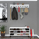 Kenzlife ayakkabılık nalın3 byz 53*120*30 kapaksız 3 raflı 18 çift ayakkabı kapasitesi