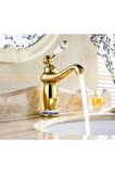 Banyo Lavabo Bataryası Altın Dore Yeni Model Seramikli 5 Yıl Garantili