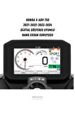Honda X-ADV 750 2021-2022-2023-2024 Dijital Gösterge Uyumlu Nano Ekran Koruyucu