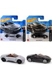 Hot Wheels Bmw i8 Roadster Siyah & Gri 2 Araç Set (1:64)