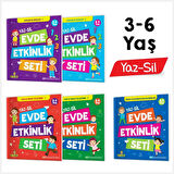3-6 Yaş Evde Etkinlik Seti (Çizgi Çalışmaları, Sayılar, Geometrik Şekiller, Mantık Soruları, Dikkat Geliştirme)