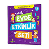 3-6 Yaş Evde Etkinlik Seti (Çizgi Çalışmaları, Sayılar, Geometrik Şekiller, Mantık Soruları, Dikkat Geliştirme)