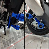 Egzoz Koruma Takozu Scooter Mavi