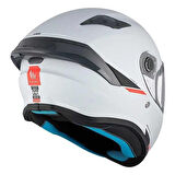 MT Targo S  FF106B Solid A0 Matt Pearl White Full Face Motosiklet Kaskı