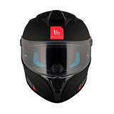 MT Targo S  FF106B Solid A1 Matt Black Full Face Motosiklet Kaskı