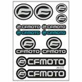 Gogo 077 A4 CF Moto Beyaz Tek Paket Çoklu Sticker