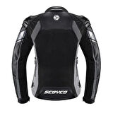 Scoyco JK152W 4 Mevsim Kadın Motosiklet Montu Gri