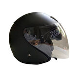 Beon B210 Çenesiz Vizörlü Yazlık Kask Mat Siyah
