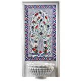 Armada Çini 60x90 Cm Lalezar İznik Desenli Kütahya Çini Pano