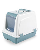 Orta Boy Çekmeceli Kapalı Kedi Tualeti Kürek Hediyeli 47 x 23,5 x 55cm