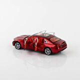 1:24 Ölçek 4 Kapısı Kaput ve Bagajı Açılan Diecast Model Araba