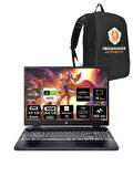 Acer Nitro 16 R7 7840HS 40GB 256GB SSD RTX4070/8GB 165Hz WQXGA 16" W11H Gaming Laptop & PER4 ÇANTA