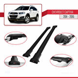 Chevrolet Captiva 2011-2015 Arası ile Uyumlu FLY Model Ara Atkı Tavan Barı Siyah 2 Adet