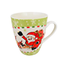 YILBAŞI KUPA 10.5 CM MERRY CHRİSTMAS YEŞİL 1 ADET