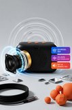 TF26 Yapay Zeka Sesli Asistan Akıllı Bluetooth Hoparlör AI Sohbet 21 Dil Çeviri Dokunmatik Ekran Dijital Masa Saati Bluetooth 5.4