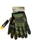Single Sword Mechanix Tam Parmak Taktik Eldiven, Darbe Emici İş Eldiveni, Dokunmatik Özellikli Motosiklet&Spor Eldiveni, Unisex  HAKİ-XL