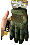 Single Sword Mechanix Tam Parmak Taktik Eldiven, Darbe Emici İş Eldiveni, Dokunmatik Özellikli Motosiklet&Spor Eldiveni, Unisex  HAKİ-XL