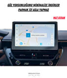Toyota Corolla Cross 2022-2023 Navigasyon ve Multimedya Uyumlu Mat Ekran Koruyucu