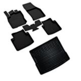 Volkswagen Tiguan 3 Ferrous 4D Havuzlu Kauçuk Paspas ve ÜST 3D Bagaj Havuzu 2024 ve Üstü