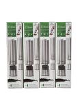 4 LÜ SET KİWİ KSPG 4806 PİLLİ-LED IŞIKLI OTOMATİK TUZ-KARABİBER DEĞİRMENİ 4 LÜ SET