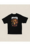 Pantera Vulgar Display Of Power Baskılı Unisex Oversize Rock Metal Tişört
