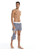 Whitefin Lacivert Erkek Slim Fit Şort Mayo 1040