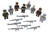 Amz. Ausini Army 8'li Tüp Kutu Figür Seti Gri