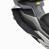 Motosiklet Aksesuar Koruyucu Paspas Falcon C Max 155 Uyumlu Siyah Kenar Overlok