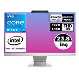 ASUS i5-1335U 32GB 512GB SSD 23.8" FHD W11P Beyaz All In One Pc A3402WBAK-I58512W0D 008