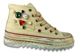 Guja 481 23YA Sneaker Günlük Bayan Spor  Ayakkabı Bej