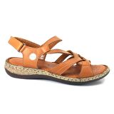 Mammamia 1065 23YS Günlük Bayan Sandalet - Taba