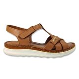 Venüs 24021723 24YS Kadın Günlük Sandalet - Taba