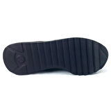 Mammamia 3485 24KA Kadın Günlük Ayakkabı - Siyah Mısır Rugan