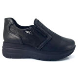 Mammamia 3530 24KA Kadın Günlük Ayakkabı - Siyah Nubuk