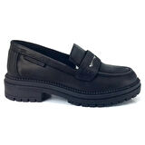 Mammamia 3610 24KA Kadın Günlük Ayakkabı - Siyah Nubuk