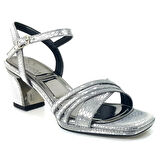 Beety 910 24KA Kadın Abiye Ayakkabı - Platin