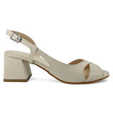 Betty 958 25YA Kadın Abiye Ayakkabı Bej