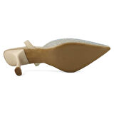 Beety 208 25YA Kadın Abiye Ayakkabı Bej