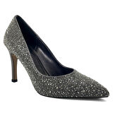 Beety 413 25YA Kadın Abiye Ayakkabı Platin